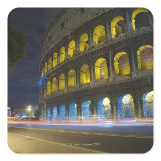 The Colosseum in Rome Square Sticker