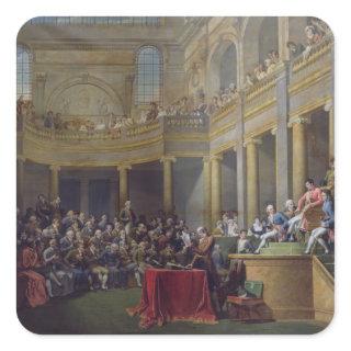 The Committee of Lyon, 26th January 1802, 1808 Square Sticker