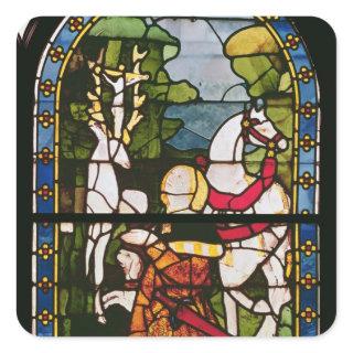 The Conversion of St. Eustace Square Sticker