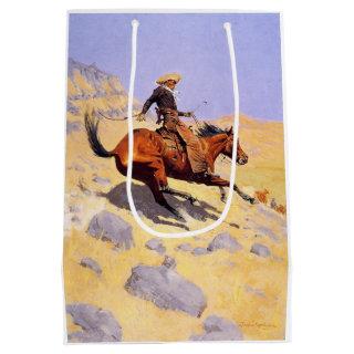 The Cowboy (by Frederic Remington) Medium Gift Bag