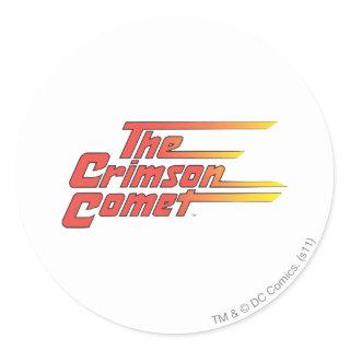 The Crimson Comet Logo Classic Round Sticker
