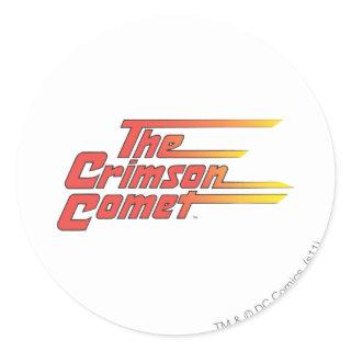 The Crimson Comet Logo Classic Round Sticker