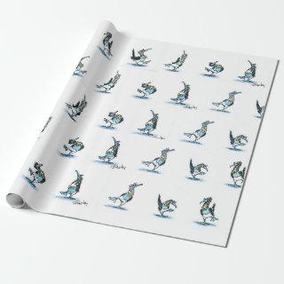 The Dance of the Blue Footed Boobie Wrapping pappe