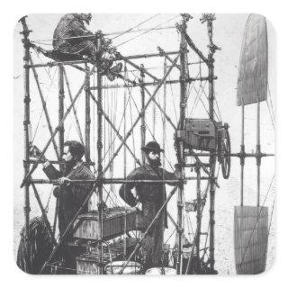 The Dirigible Square Sticker