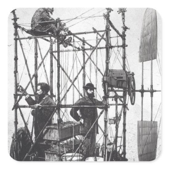The Dirigible Square Sticker