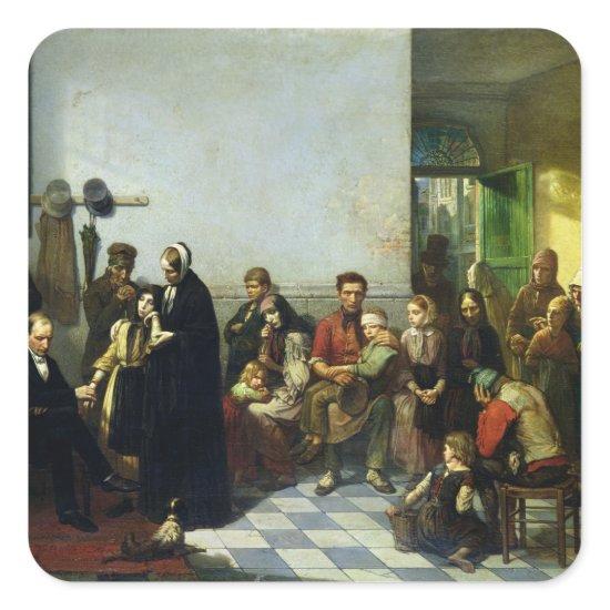 The Doctor for the Poor Square Sticker