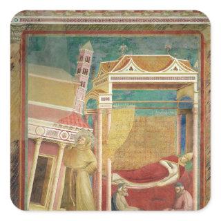 The Dream of Innocent III, 1297-99 Square Sticker