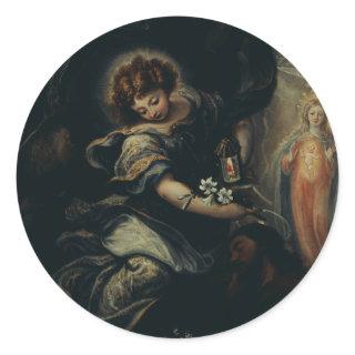 The Dream of Saint Joseph Classic Round Sticker
