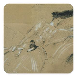 The Duchess of Marlborough Square Sticker