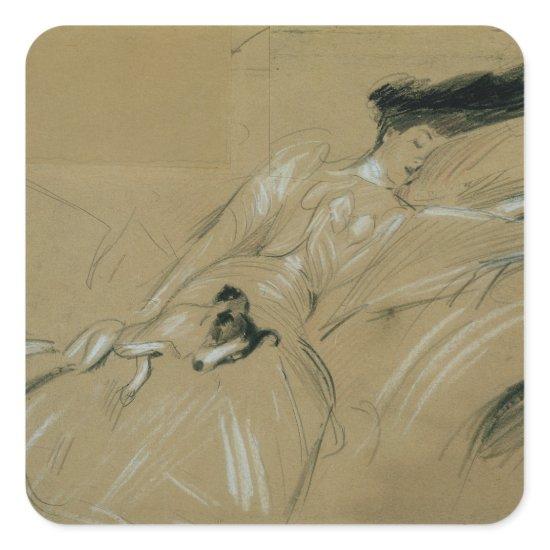 The Duchess of Marlborough Square Sticker