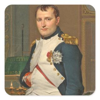 The Emperor Napoleon in His Study at the Tuileries Square Sticker