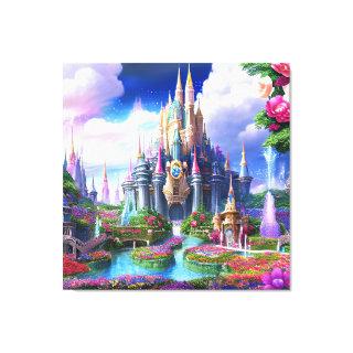 The Enchanted Castle: A Place of Beauty and Wonder Canvas Print