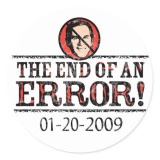 The End Of An Error Sticker