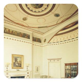 The Etruscan Room designed by Robert Adam Square Sticker