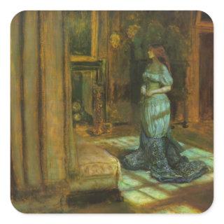 The Eve of St. Agnes fine art Square Sticker