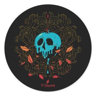The Evil Queen | Skull Apple Design Classic Round Sticker