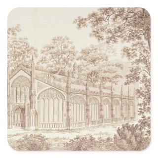 The Exterior of Prince of Wales's Conservatory Square Sticker