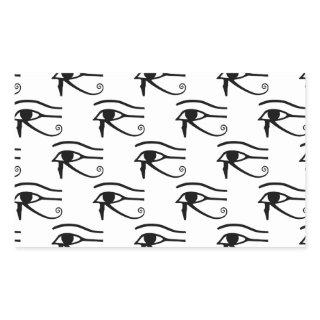 The Eye Of Horus Pattern Rectangular Sticker