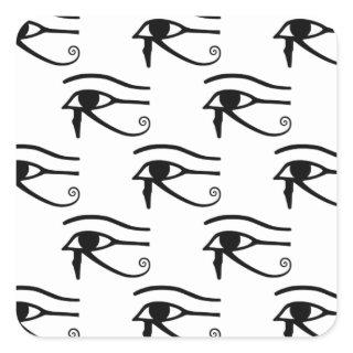The Eye Of Horus Pattern Square Sticker