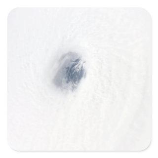 The eye of Hurricane Rita Square Sticker