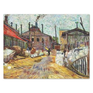 The Factory (1887) by Vincent Van Gogh  Tissue Pap Tissue Paper