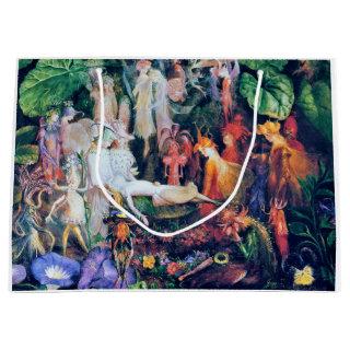 The Fairy's Funeral, John Anster Fitzgerald Large Gift Bag