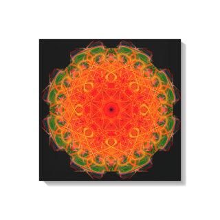 The Fire Within Mandala Canvas Print