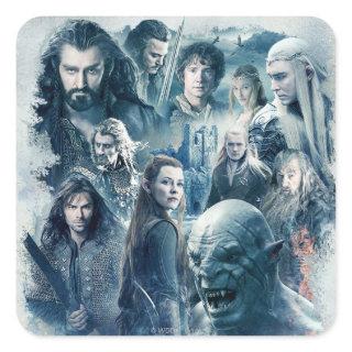 The Five Armies Character Graphic Square Sticker