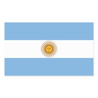The Flag of Argentina Rectangular Sticker