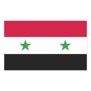 The Flag of Syria Rectangular Sticker