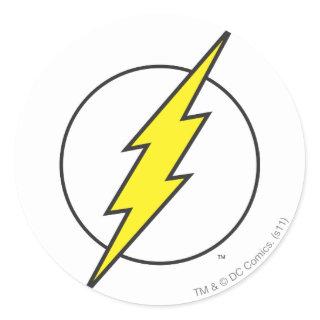 The Flash | Lightning Bolt Classic Round Sticker