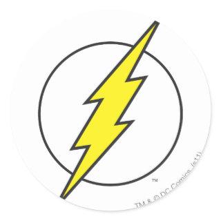 The Flash | Lightning Bolt Classic Round Sticker