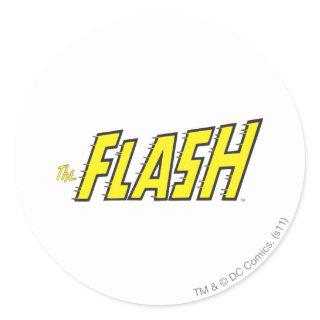The Flash Logo Yellow Classic Round Sticker