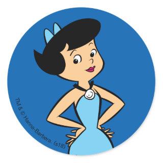 The Flintstones | Betty Rubble Classic Round Sticker
