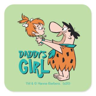 The Flintstones | Fred & Pebbles - Daddy's Girl Square Sticker