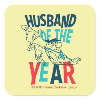 The Flintstones | Husband of the Year Square Sticker