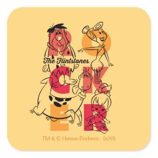 The Flintstones | ROCKER Square Sticker