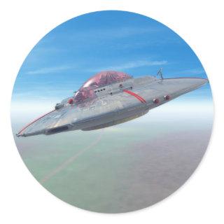 The Flying Saucer Sticker