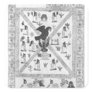 The Founding of Tenochtitlan Square Sticker