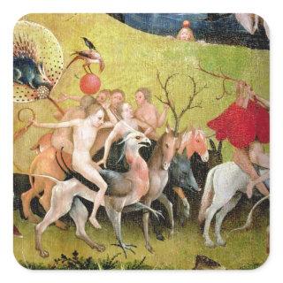 The Garden of Earthly Delights: Allegory of Square Sticker