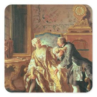 The Garter Square Sticker