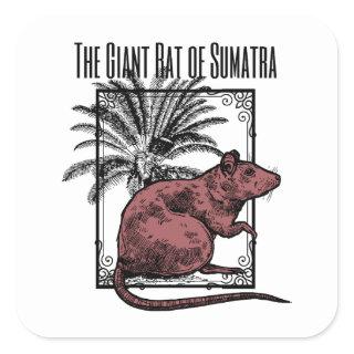 The Giant Rat of Sumatra Holmesian Sherlock Holmes Square Sticker