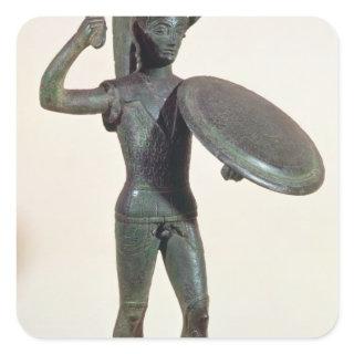 The God Mars or a Warrior Square Sticker