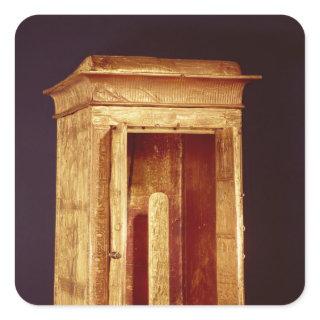 The Golden Shrine of Tutankhamun  New Kingdom Square Sticker