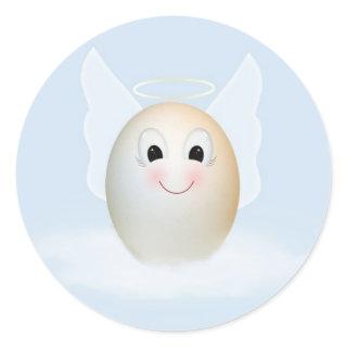 The Good Egg Angel Classic Round Sticker