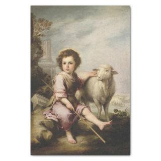 The Good Shepherd, Esteban Murillo Tissue Paper