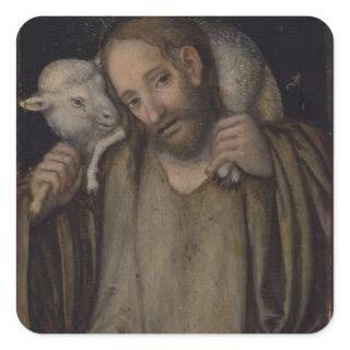 The Good Shepherd Square Sticker