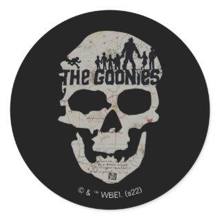 The Goonies Skull Silhouette Graphic Classic Round Sticker