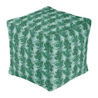 The Green Velvet  Series Design 2  Pouf