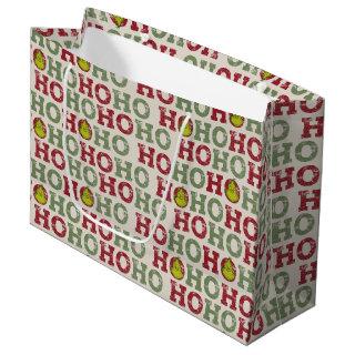 The Grinch | Ho Ho Ho Pattern Large Gift Bag